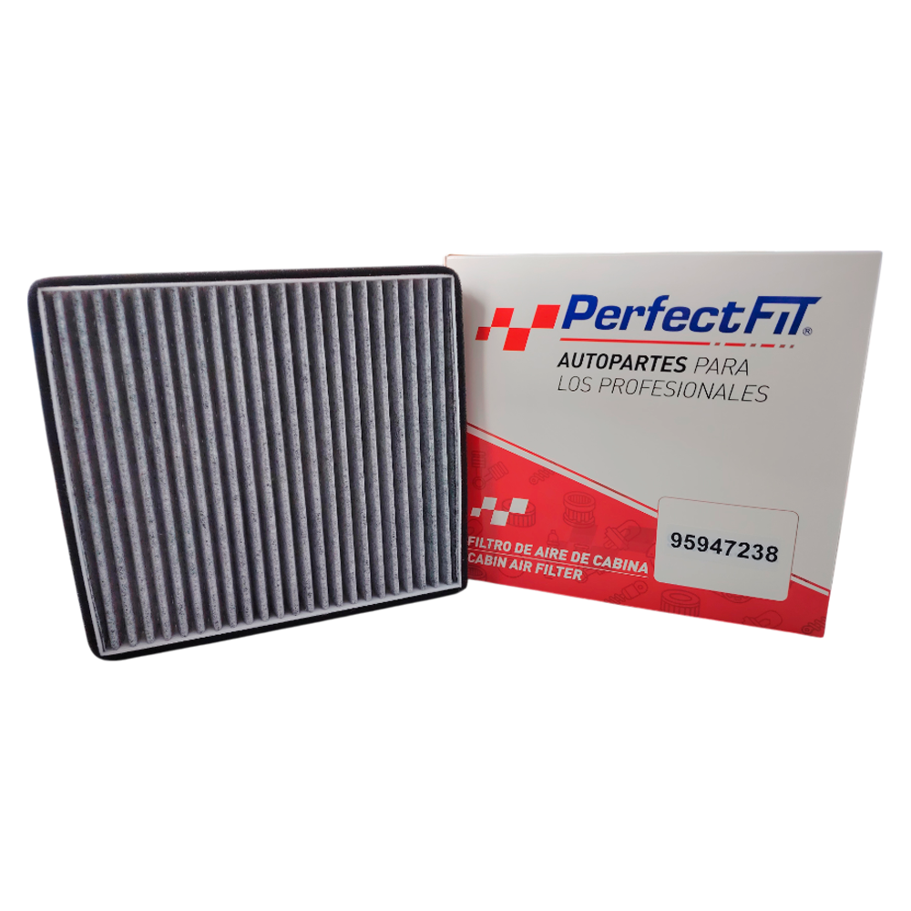 Filtro de aire para cabina con carbón activado Chevrolet Spark classic, Beat 
 - Perfectfit Autopartes