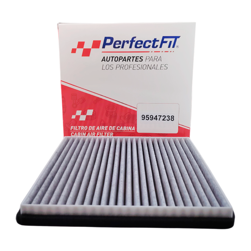 Filtro de aire para cabina con carbón activado Chevrolet Spark classic, Beat 
 - Perfectfit Autopartes