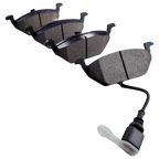 Balatas delantera Audi, Volkswagen (Beetle, Cabriolet, Clásico, Crossfox, Golf , Jetta, Lupo, Pointer) 
 - Perfectfit Autopartes