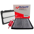Kit de 3 filtros con carbón activado Aveo Classic 
 - Perfectfit Autopartes