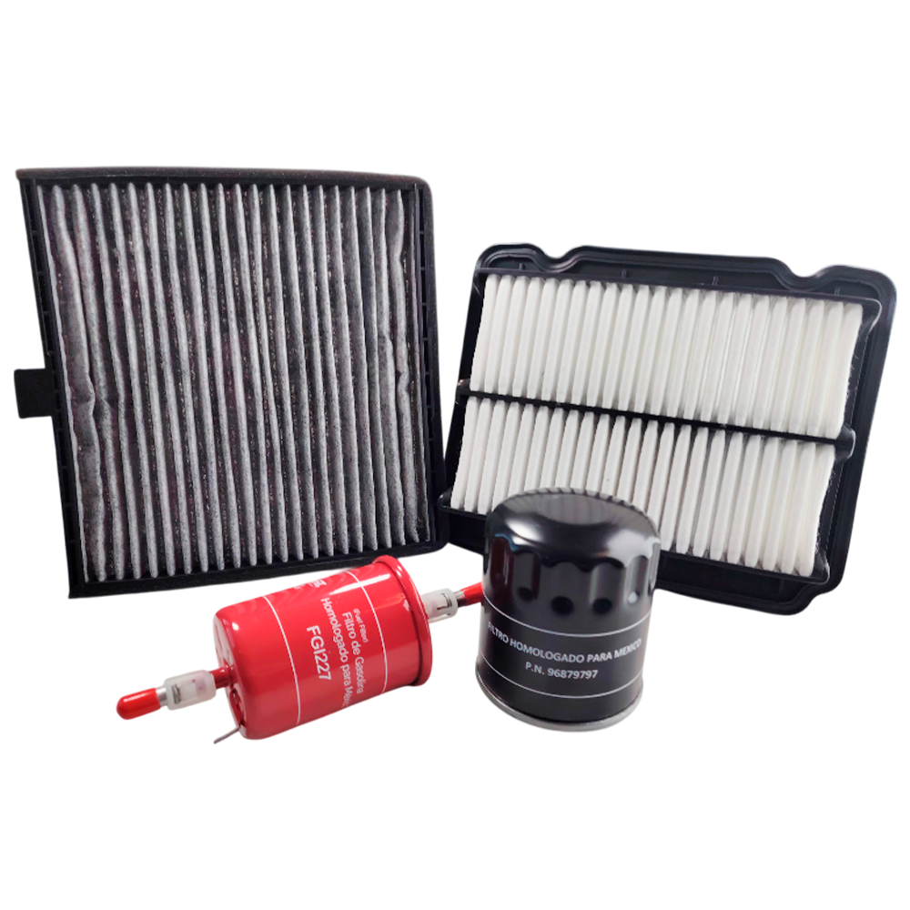 Kit de 4 filtros de carbón activado Aveo Classic 
 - Perfectfit Autopartes