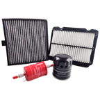 Kit de 4 filtros de carbón activado Aveo Classic 
 - Perfectfit Autopartes