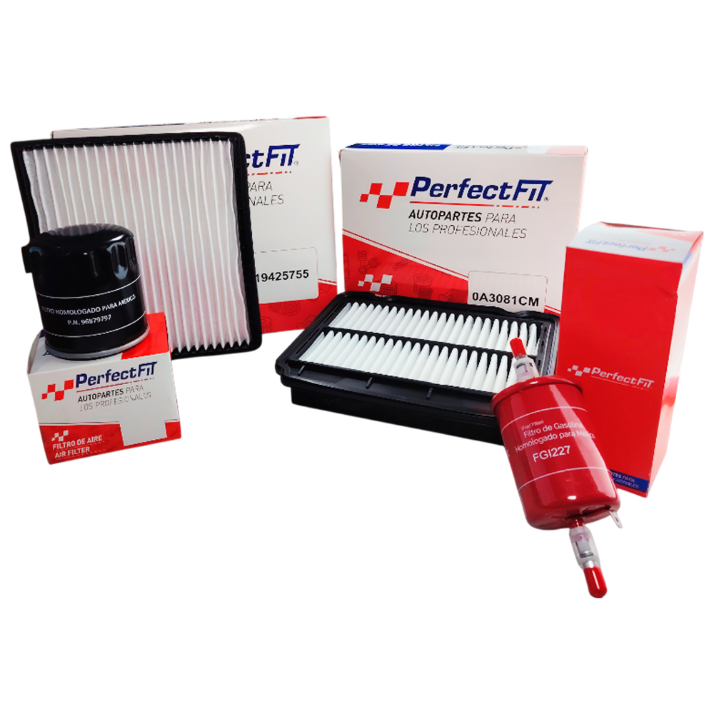 Kit de 4 filtros Aveo Classic 
 - Perfectfit Autopartes