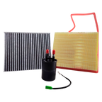 Kit de 3 filtros Aveo NG con carbón activado 
 - Perfectfit Autopartes