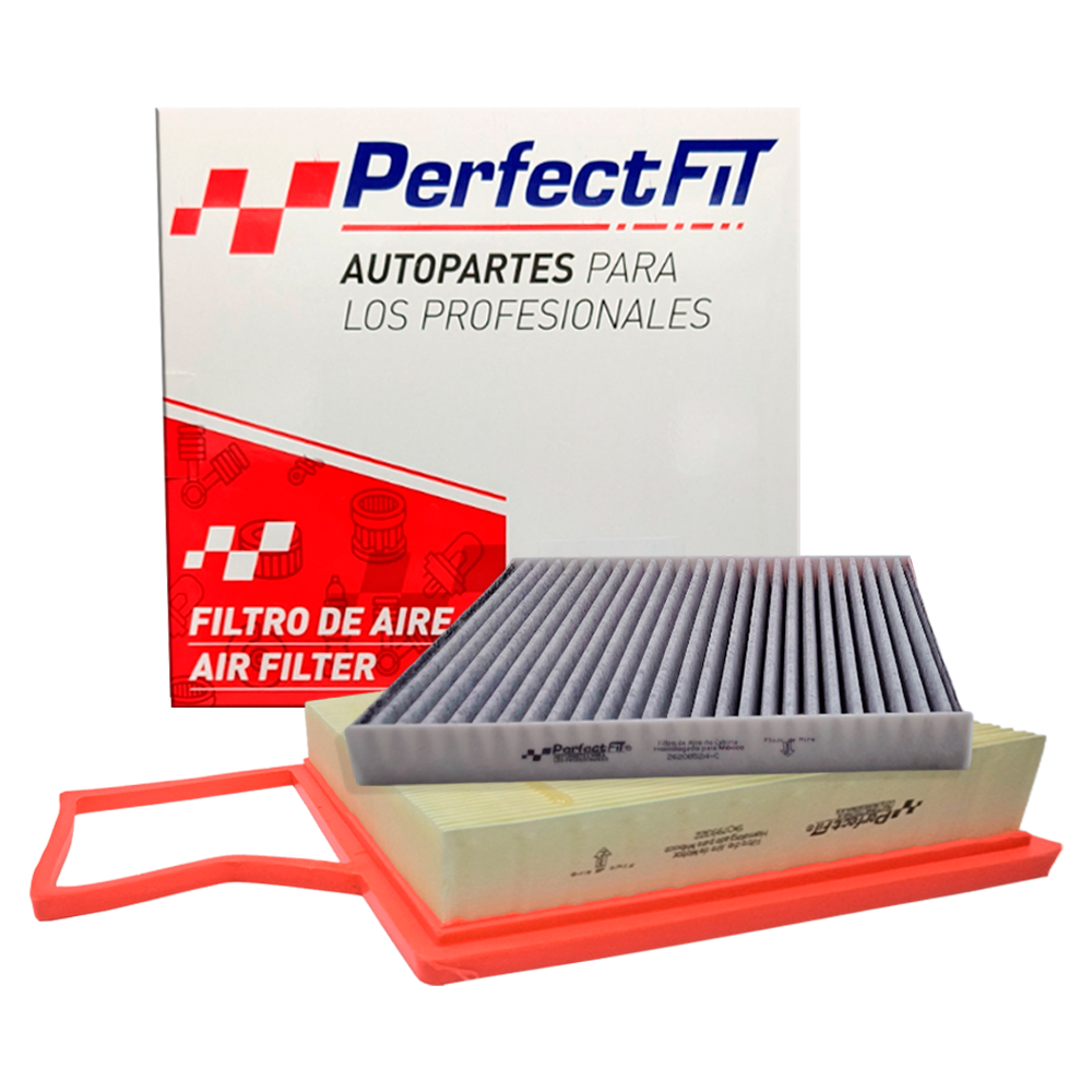 Kit de 2 filtros con carbón activado Aveo NG 
 - Perfectfit Autopartes