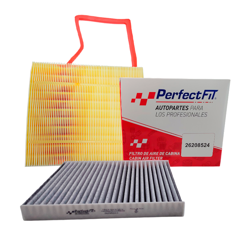 Kit de 2 filtros con carbón activado Aveo NG 
 - Perfectfit Autopartes