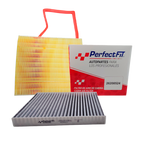 Kit de 2 filtros con carbón activado Aveo NG 
 - Perfectfit Autopartes