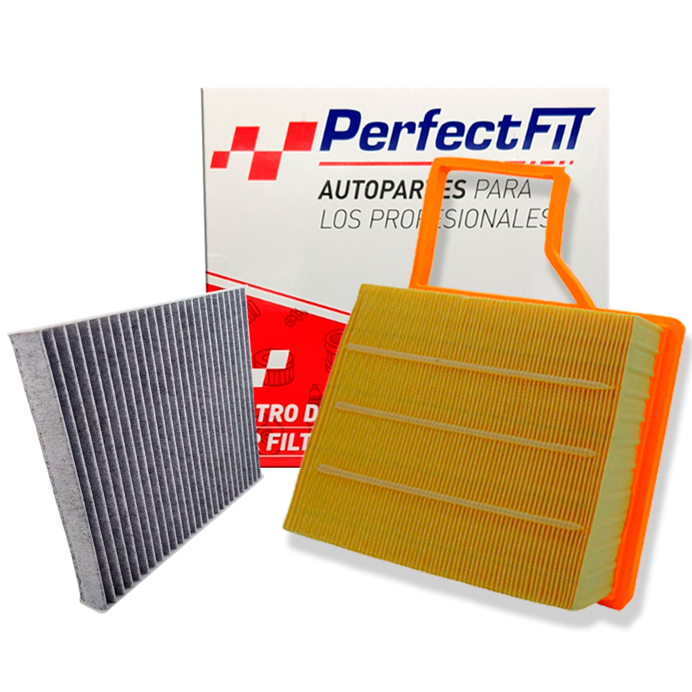 Kit de 2 filtros con carbón activado Aveo NG 
 - Perfectfit Autopartes