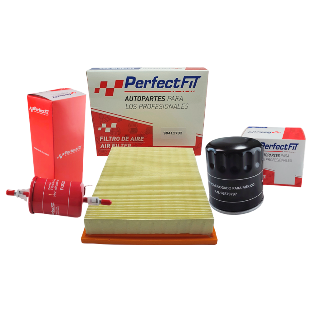 Kit de 3 filtros Chevrolet Chevy 
 - Perfectfit Autopartes