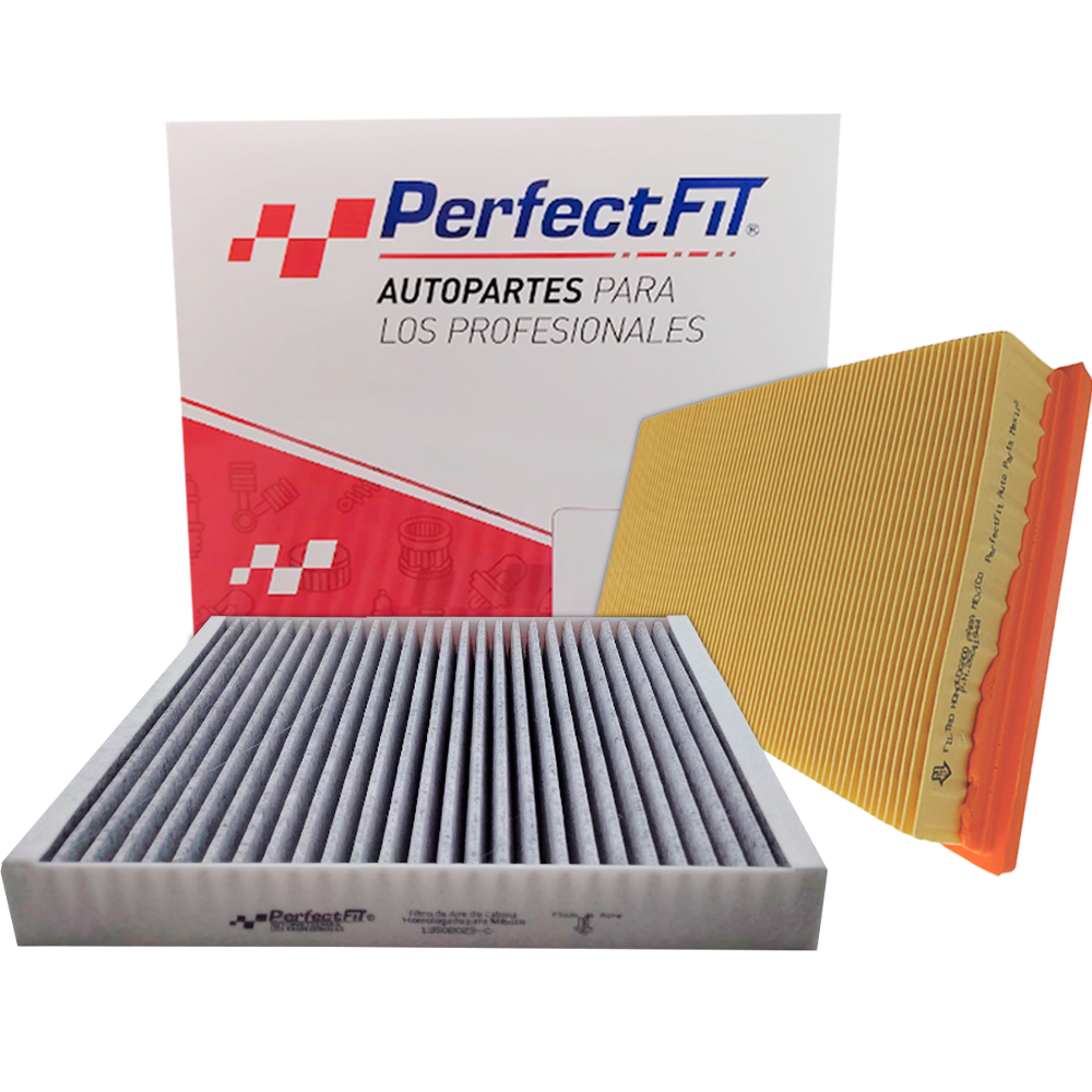 Kit de 2 filtros con carbón activado Onix, Tracker 
 - Perfectfit Autopartes