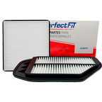 Kit de 2 filtros Spark, Spark Classic, Beat 
 - Perfectfit Autopartes