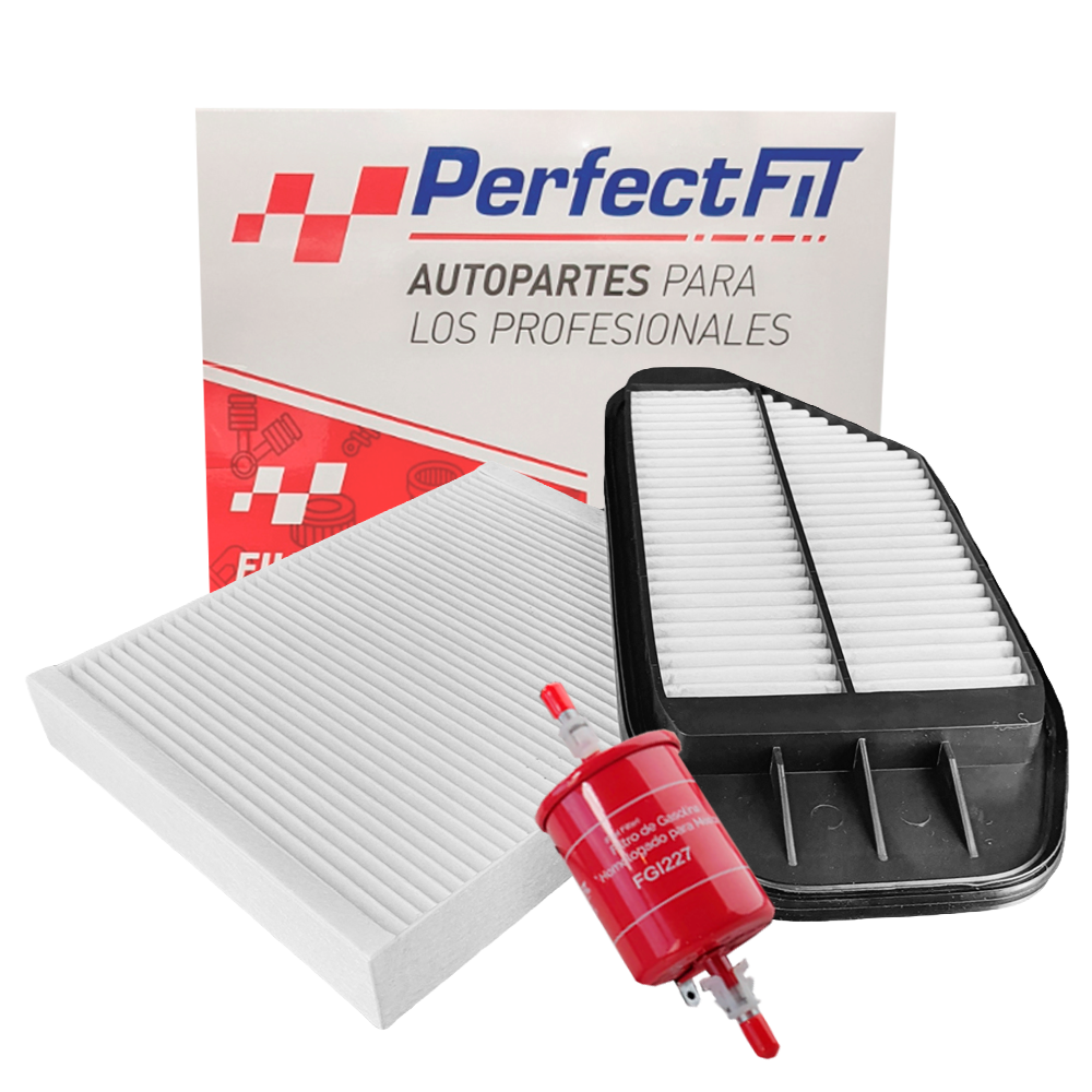 Kit de 3 filtros Spark Classic 
 - Perfectfit Autopartes