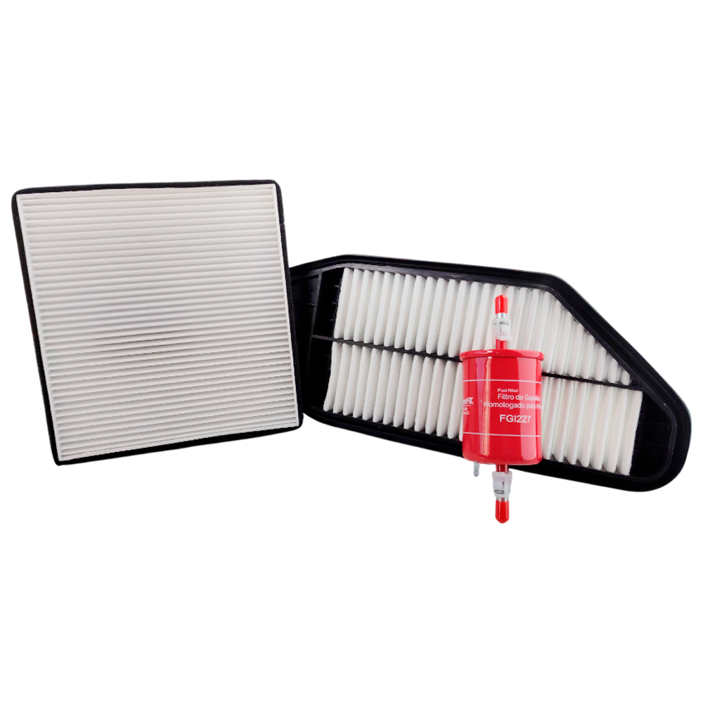 Kit de 3 filtros Chevrolet (Spark, Beat) 
 - Perfectfit Autopartes