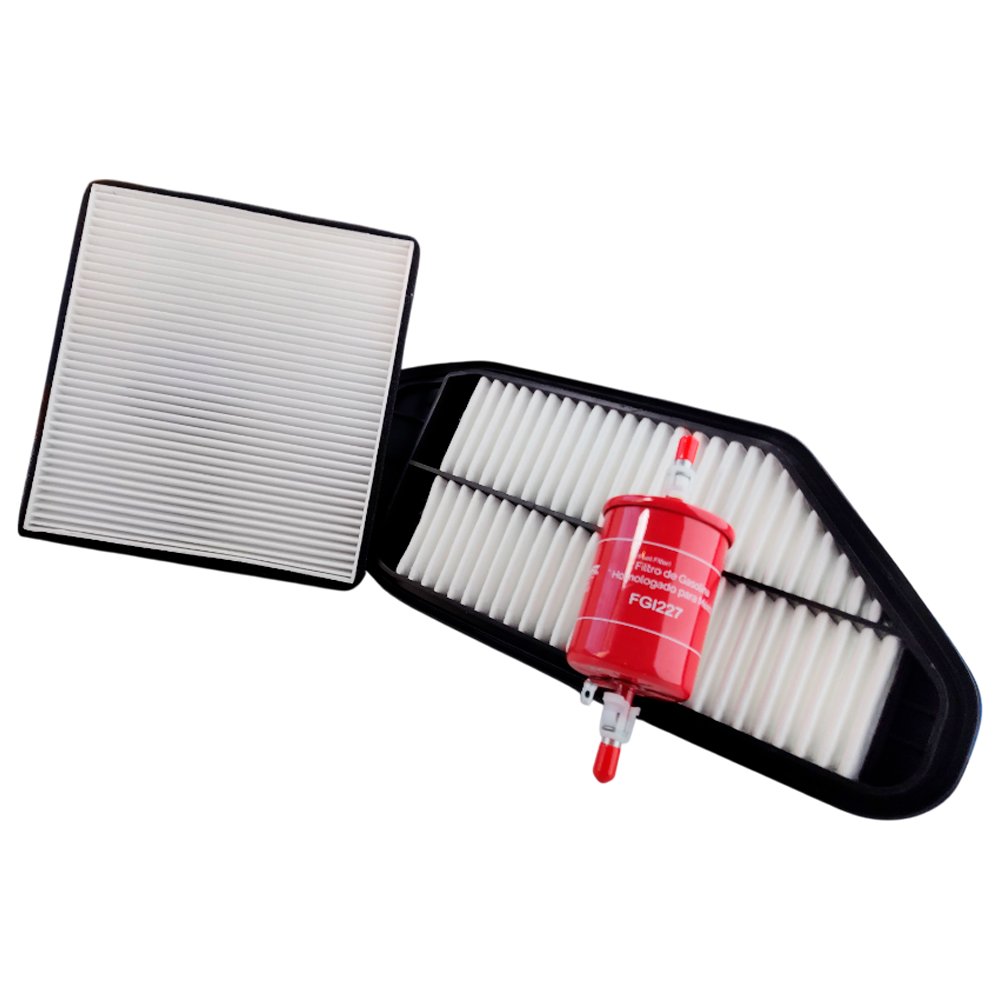 Kit de 3 filtros Chevrolet (Spark, Beat) 
 - Perfectfit Autopartes