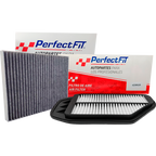 Kit de 2 filtros  con carbón activado Spark Classic 
 - Perfectfit Autopartes