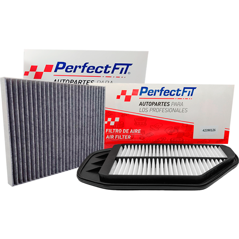 Kit de 2 filtros  con carbón activado Spark Classic 
 - Perfectfit Autopartes