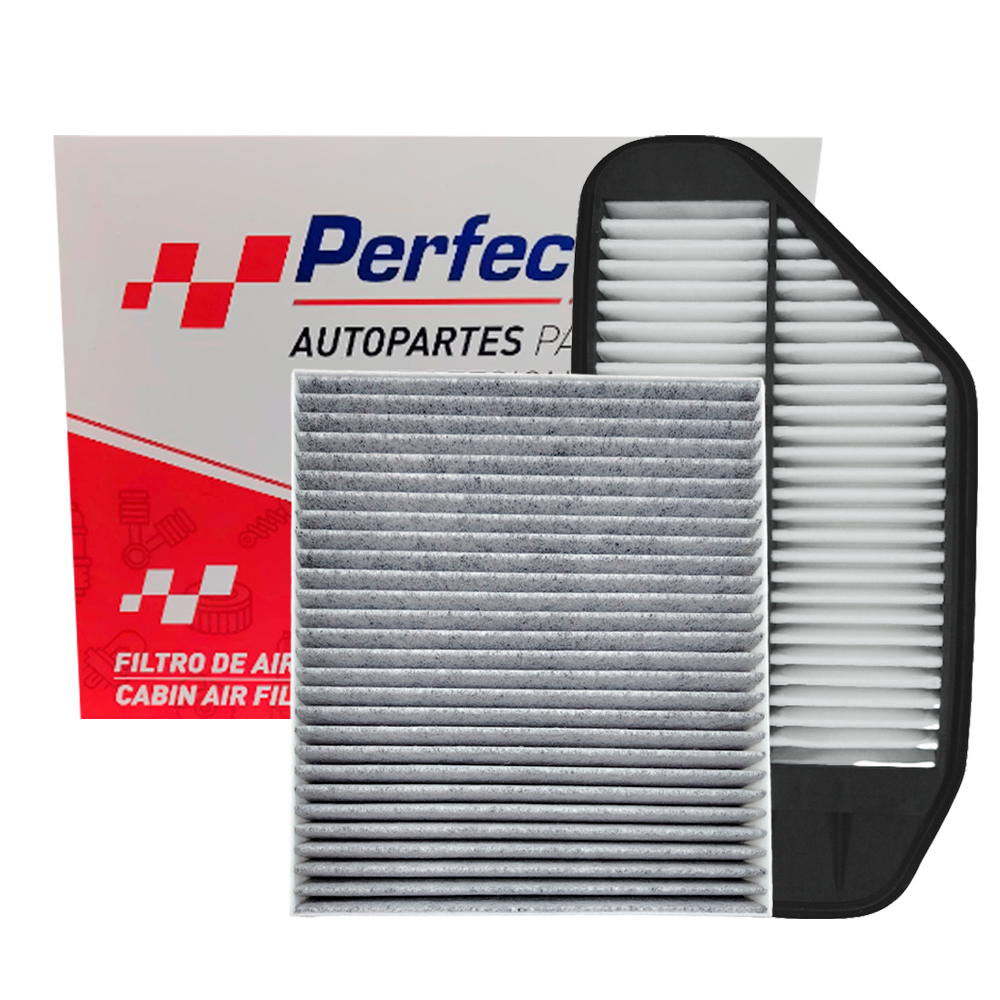 Kit de 2 filtros  con carbón activado Spark Classic 
 - Perfectfit Autopartes