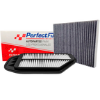 Kit de 2 filtros  con carbón activado Spark Classic 
 - Perfectfit Autopartes