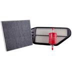Kit de 3 filtros con carbón activado Spark Classic 
 - Perfectfit Autopartes