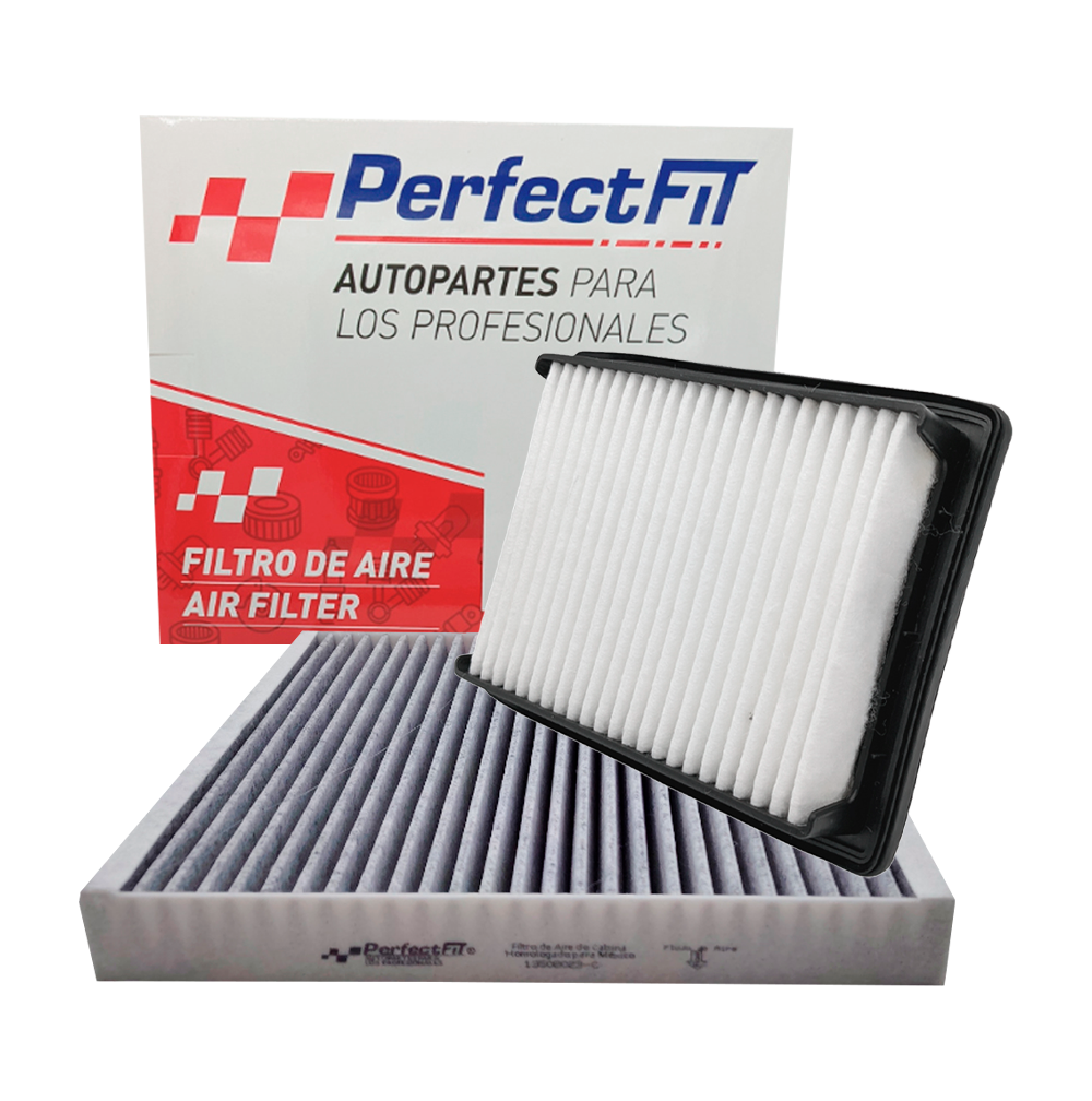 Kit de 2 filtros con carbón activado Spark NG 
 - Perfectfit Autopartes