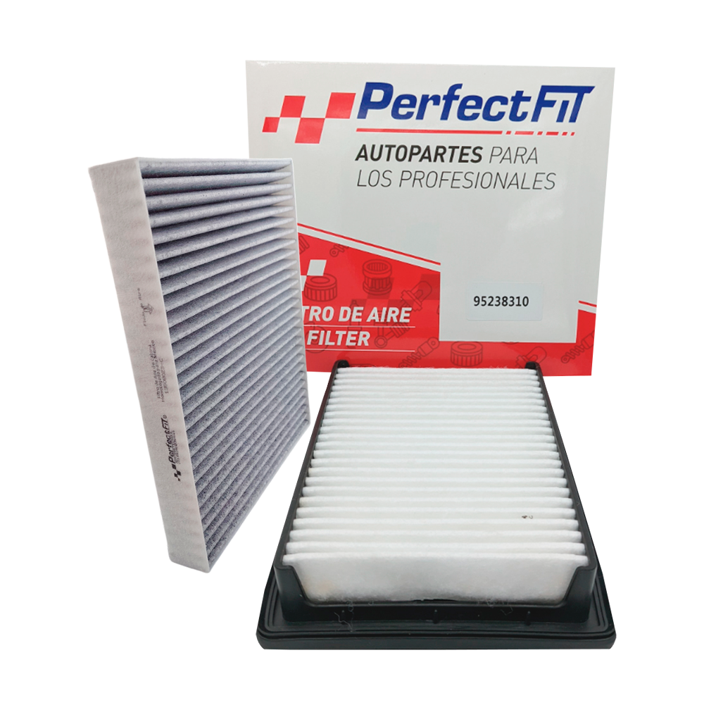 Kit de 2 filtros con carbón activado Spark NG 
 - Perfectfit Autopartes