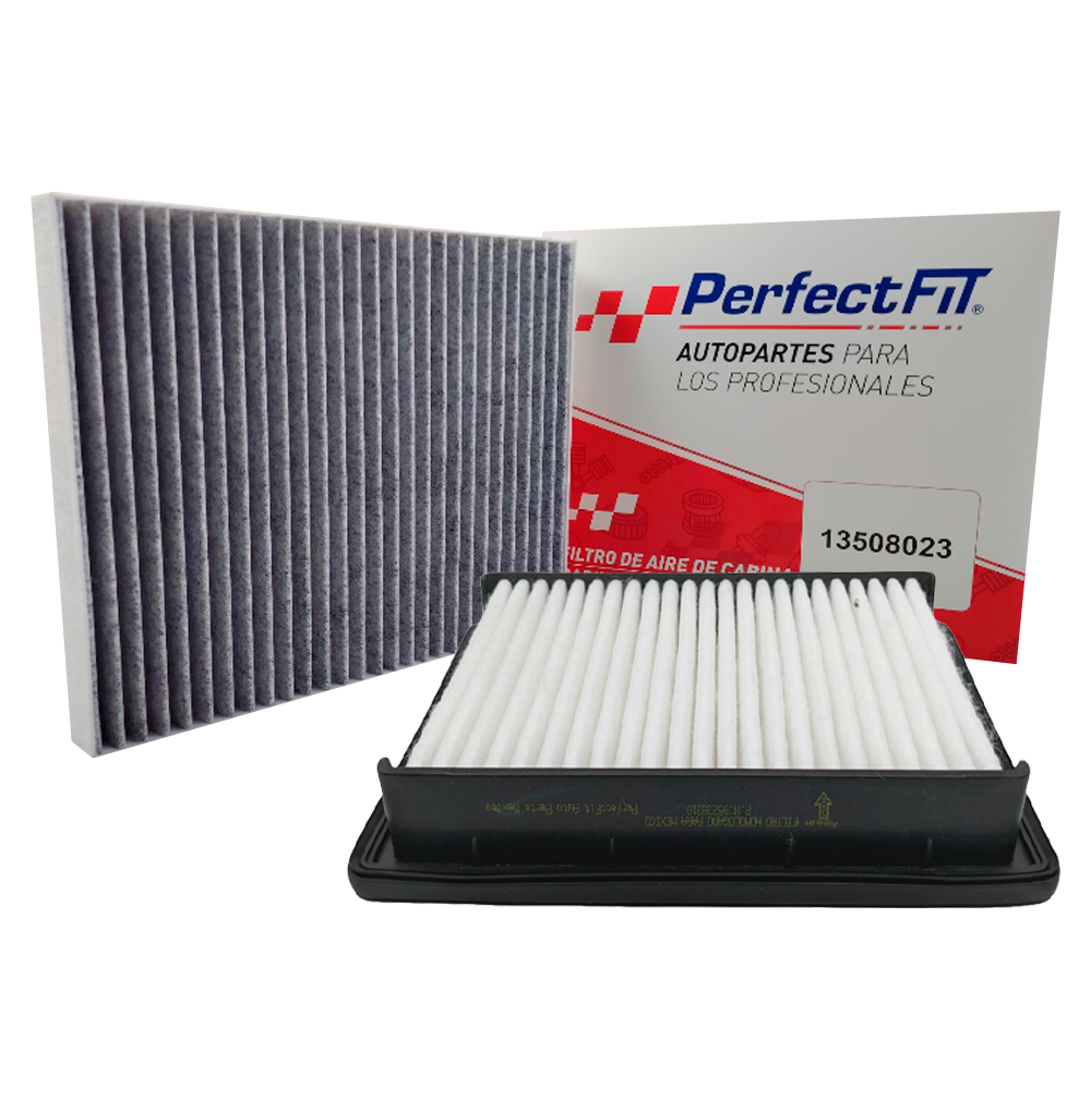Kit de 2 filtros con carbón activado Spark NG 
 - Perfectfit Autopartes