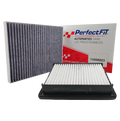 Kit de 2 filtros con carbón activado Spark NG 
 - Perfectfit Autopartes