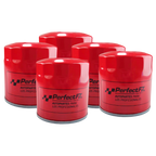 Kit de 5 Filtros de Aceite Chevrolet, Pontiac, Buick, GMC, Ford, Oldsmobile, Suzuki, Fiat, Cadillac, Seat, Saturn Relay 
 - Perfectfit Autopartes