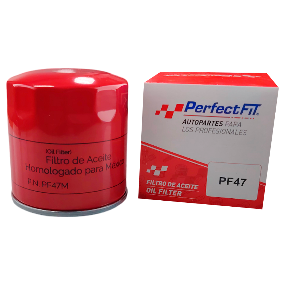 Filtro de Aceite Chevrolet, Pontiac, Buick, GMC, Ford, Oldsmobile, Suzuki, Fiat, Cadillac, Seat, Saturn Relay (Copia) 
 - Perfectfit Autopartes